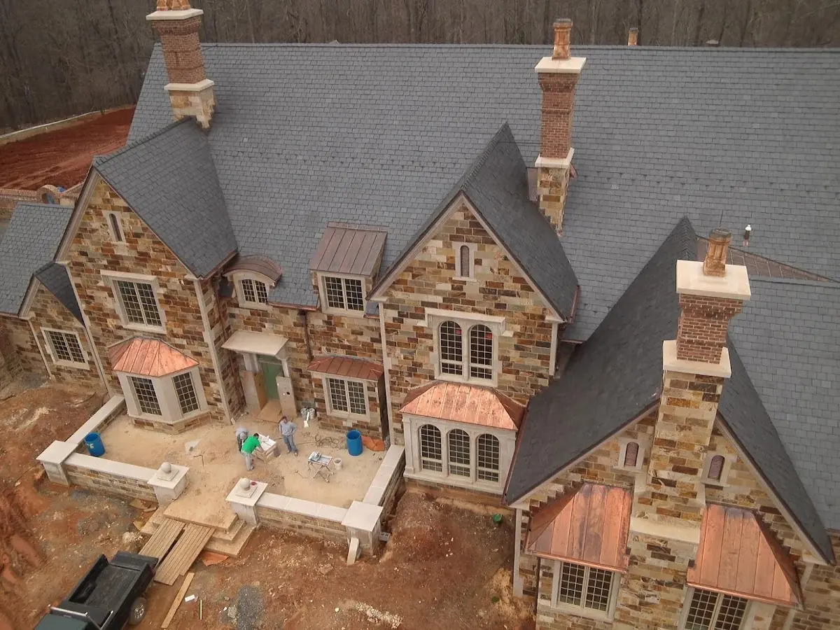 Craftsman Roofing Slate Roof Repair project in Orange Vale Colony